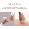 10-Piece Set Fluffy Beauty Makeup Brushes, Portable Blending Brushes with