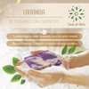 Savia de Alma Handseife mit Lavendelöl, beruhigend, natürlich und vegan,