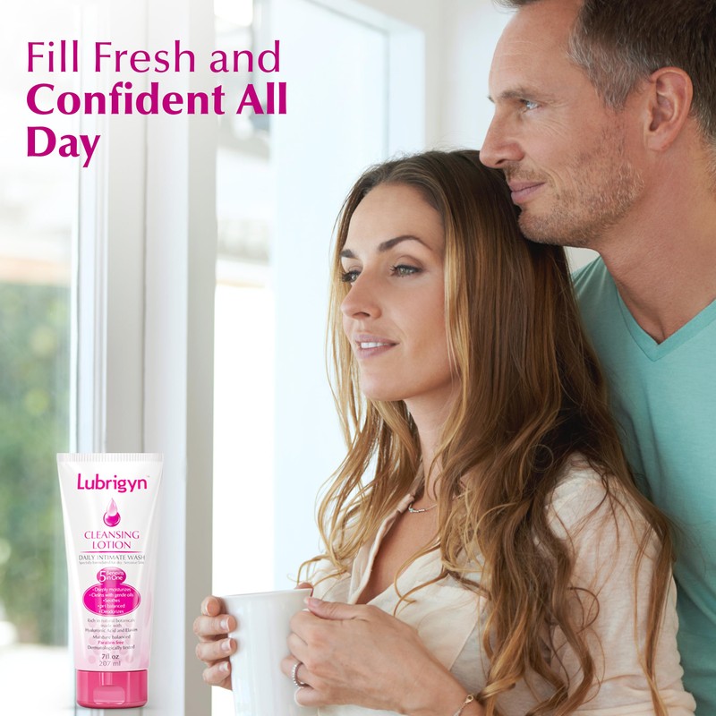 Lubrigyn - Cleansing Lotion, Moisturizing and Replenishing Daily Feminine Wash,