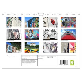 L'art des murs (Calendrier mural 2026 DIN A4 vertical), CALVENDO calendrier mensuel: Festival street art
