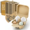 HavRixor Goose Egg Cartons 4 Grids 20 Pack- Holds Up