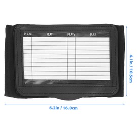 Veemoon Basketball Bands Football 2Pcs Football Play Wristbands Sports Wristband Playbook Youth Quarterback Gear Baseball Basketball Coaching Board Wrist Play Wristband Professional Arm