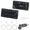 Unxuey 2pcs Guitar Double Coil Pickups Neck Bridge Humbucker Pickups