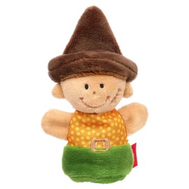 SIGIKID 43005 Finger Puppet Predator, Plush Doll to Put On Your Fingers, Role Play, Telling Stories, Play, for Children from 6 Months, Predators/Multicoloured, 10 cm