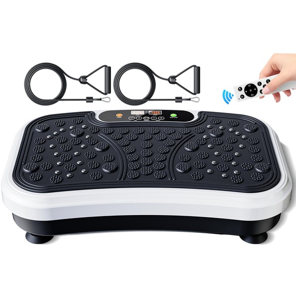 UTRYCO Vibration Plate Exercise Machine, Quiet Motor Fitness Platform with