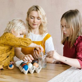 ZYIJUNY Easter Gifts for Girls Boys, 3 PCS Bunny Bracelets Friendship Pendant with Cards, Charm Jewelry for Kids Teens