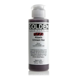 Golden : Fluid Acrylic Paint : 119ml (4oz) : Alizarin Crimson Hue