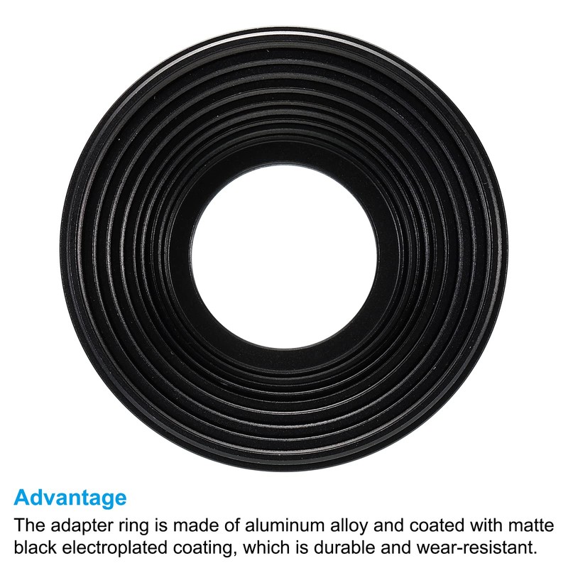 PATIKIL 9 Pack Step Down Ring Set 49-37mm 52-49mm 55-52mm