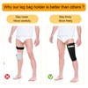 Catheter Leg Bag Holder,Polyester Fabric Catheter Sleeves Urine Leg Bag