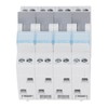 4P Dual Power Manual Transfer Switch DIN Rail Mount Single
