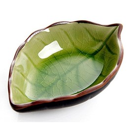 Aexge Plates Ceramic Leaf Shape Porcelain,Saucers Bowl,Sauce Dishes,Sushi Dinnerware
