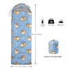 Smell Sunshine Kids Sleeping Bag for Boys Girls,Cute Puppy Print-Lightweight