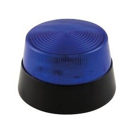 WARNING FLASHER, LED, 12V, 77MM, BLUE | VISUAL SIGNAL INDICATOR UNITS AUTOMATION SIGNALING, 1 X QTY - HAA40BN