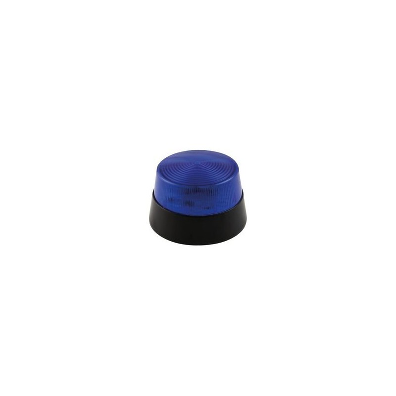 WARNING FLASHER, LED, 12V, 77MM, BLUE | VISUAL SIGNAL INDICATOR