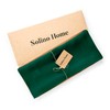 Solino Home Linen Green Table Runner 48 Inch - 100%
