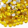 5mm Citrine Crystal Rhinestones Flat Back Non hotfix, yantuo 1440 pcs Citrine Rhinestone Glue fix gems,Bling Glitter Glass Stone for Nail Art,Makeup,DIY Crafts,Shoes,Heels,Home Decoration