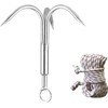 Yiliaw Grappling Hook with Rope, 50FT Nylon Rope, Stainless Steel