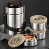 plplaaoo Lunch Box, Thermal Bento Boxes, Portable Bento Lunch Box,