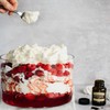 Opexscal 104oz Large Glass Trifle Bowl, Modern Design Clear Glass