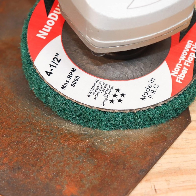 BaiNuo Nylon Fiber Polishing Wheel, 4.5-Inch Angle Grinder Sanding Disc,