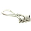 1m 3680W 16A 230V 3x1.5mm Extension Lead White H05VV-F.BL