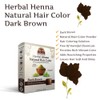 OKAY Pure Naturals Herbal Henna Dark Brown, 56.7 Grams, 0.06
