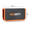 REXBETI 19Pcs Metal Needle File Set, Small Diamond Files, 12Pcs