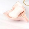 Poggapp Soap Dish Self-Draining Jewelry Holder Fishtail Soap Dish Ceramic