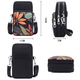 Women Girls Ladies Crossbody Phone Bags Wallet Cellphone Purse Small Shoulder Bag Wristlet Handbags Travel Passport Neck Pouch Bag