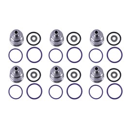Getfarway 6PCS 21515329 Fuel Injector Steel Sleeve Cup Set Fit for Volvo D11 D13 D16 for MACK MP7 MP8 MP10 Replace 21401136 85137065 7421515329