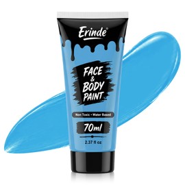 Light Blue Face Body Paint, 2.37oz Large Tube Pale Baby Blue Body Paint