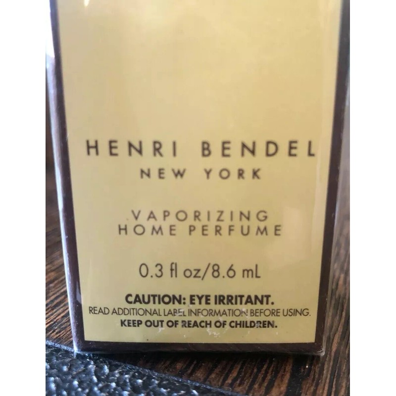 HENRI BENDEL Lemon Verbena Vaporizing Home Perfume Fragrance Diffuser Oil