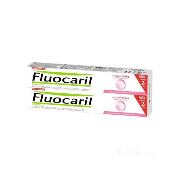 Fluocaril Bi-Fluoré 145 mg Pâte Dentifrice Dents Sensibles 75 ml,