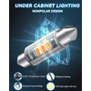 Keiurot T3 44MM Uder Cabinet Festoon Light Bulb Replacement Bulb
