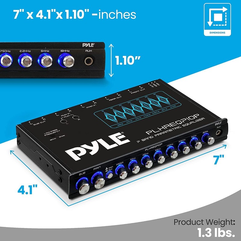 See Desciption Pyle PLXREQ710P 7 Band Equalizer