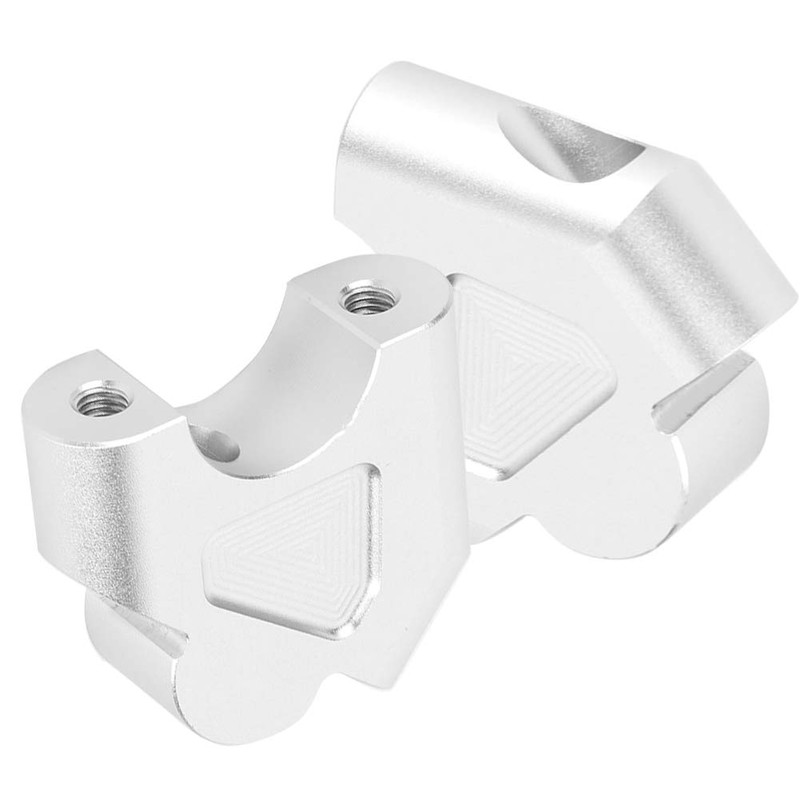 KIMISS 2Pcs Aluminum Alloy Motorcycle Handlebar Riser Handlebar Clamp Mount