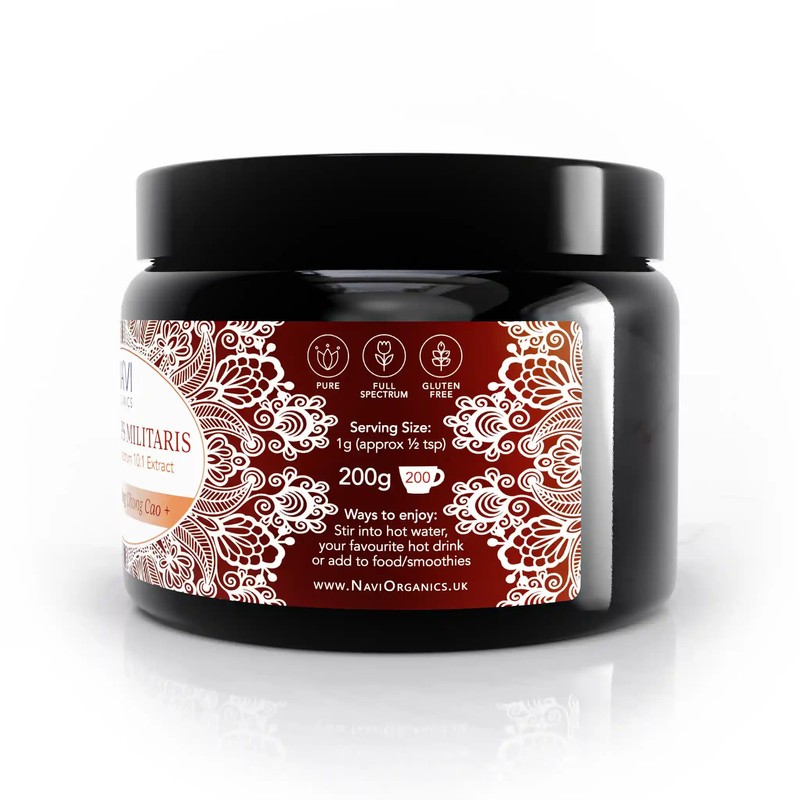 Full Spectrum Cordyceps Militaris Fruiting Body Extract Powder - Superior