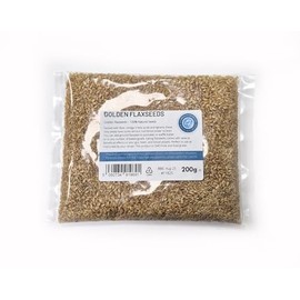 Golden Flaxseeds - 200g - Superfoods - Linseeds - High Fiber - Omega-3