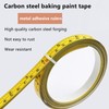2 Packs Self Adhesive Measuring Tape, Steel Peel and Stick