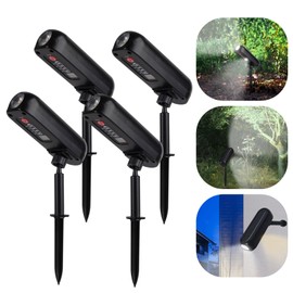 T-Sun Solar Spotlights Outdoor, Adjustable Solar Landscape Spotlights, Auto ON/Off IP65 Waterproof Solar Uplights for Trees, Garden, Pond, Yard, Pathway, Patio(White - 4 Pack)