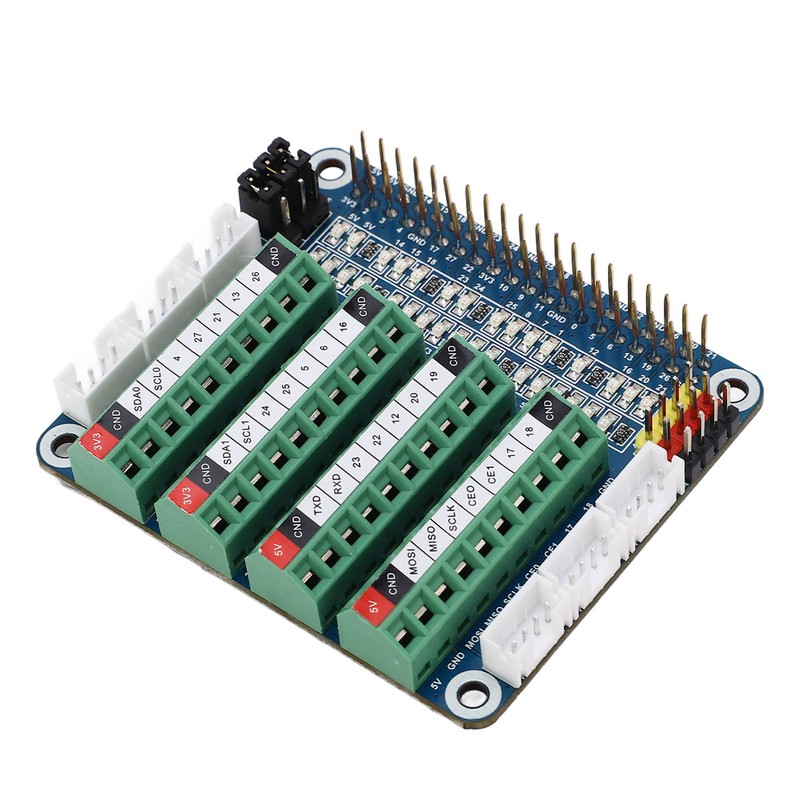 Sensor Expansion Board for 4B 3B CM4 PCF8591 LED GPIO