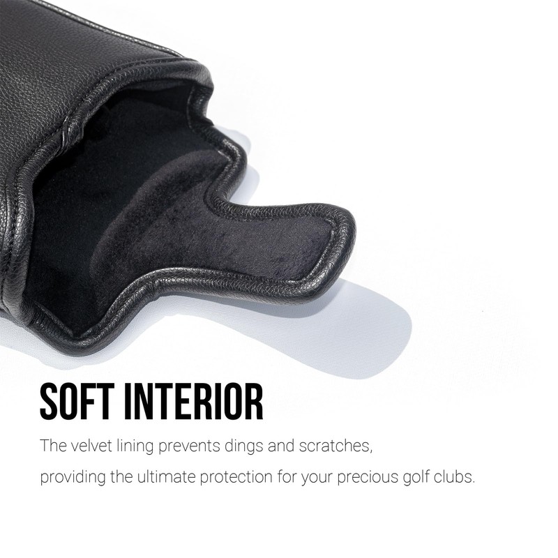 Daisy PU Leather Golf Club Square Mallet Putter Covers Protector