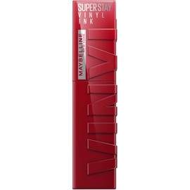 Maybelline Super Stay Vinyl Ink, Labial Líquido de Larga Duración, Efecto Vinilo y Acabado Brillante Instantáneo, Color Intenso por Hasta 16 Horas, Tono Lippy