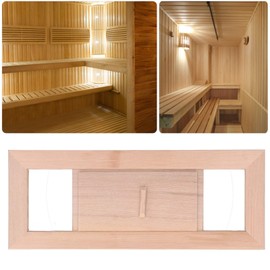 Chazcool Sauna Air Vent, Air Vent Grille Sauna Accessory, Sauna Gable Vent Kit for Sauna Room and Swimming Pool