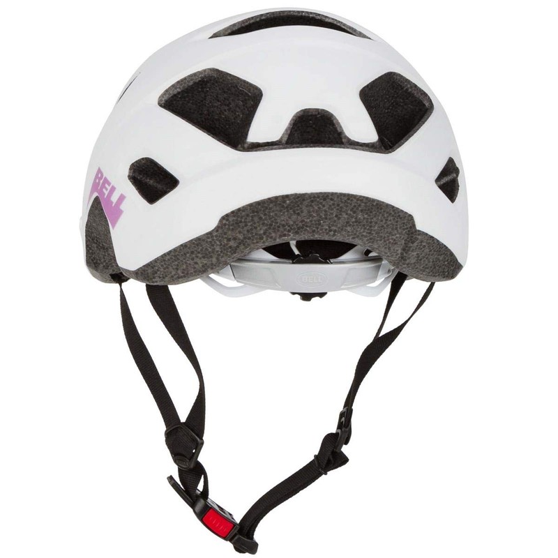 Bell Nomad Women's MTB Helmet 2020: Matte White/Purple Unisize 52-57cm