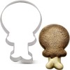 LILIAO Thanksgiving Turkey Leg Cookie Cutter - 2.7 x 3.9