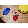 Popfizzy Strawberry Keychain for Women, Fun Foodie Bag Charm, Cute
