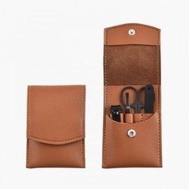 Nail clipper set organize eyebrow scissors hand care nail file trimming gray / 손톱깎이세트 정리 눈썹가위 손케어 손톱파일 다듬기 그레이