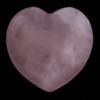Rose Quartz, 4 PCS Heart Shaped Healing Stone Well Polished