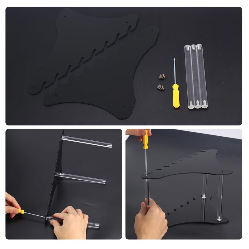 Biobasedon Knife Display Stand,Knife Holder Holds 8 knife,knife display case